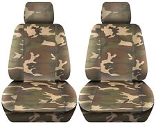Front Seat Covers Fits 2005 To 2011 Toyota Tacoma Camouflage Seat Covers