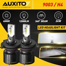 Auxito H4 9003 Led Headlight Bulbs Hi Low Beam Conversion Kit 6000k White Canbus