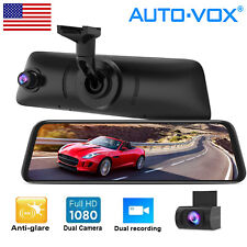 Auto-vox V5pro Rear View Mirror 9.35 Lcd Screen 1080p Dash Cam Backup Camera