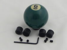 Custom Pool Billiard Ball 6 Solid Green Gear Shifter Shift Knob