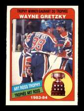 1984-85 O-pee-chee Wayne Gretzky 373 Trophy Winner Opc Edmonton Oilers