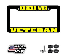 Korean War Veteran License Plate Frame