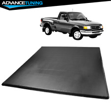 Fits 83-11 Ford Ranger Flareside 58 Truck Bed Tri 3 Fold Led Tonneau Cover