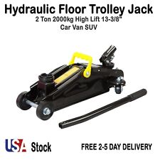 Hydraulic Floor Trolley Jack 2 Ton 2000kg Car Van Suv High Lift 13-38 2 Day