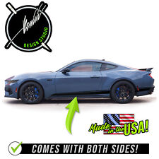 Side Door Rocker Racing Stripes Decals 2 Compatible With 2024 Up Ford Mustang