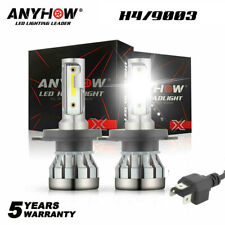 9003h4 Led Headlight Bulbs Conversion Kit High Low Beam 6500k Super White 2pcs