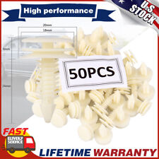 50pcs Plastic Door Trim Panel Retainer Car Fasteners Clips For Chevrolet Gmc S10