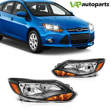 For Ford Focus 2012-2014 Aftermarket Headlights Assembly Pair Replacement Lamp