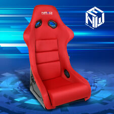 Nrg Innovations Frp-300rd 23x18x34 Fixed Back Bucket Racing Seat Redblack
