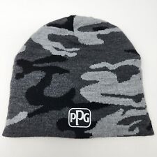 Ppg Paints Beanie Gray Camo Ppg Indy Car Pittsburgh Paint Glass Cap Knit Hat