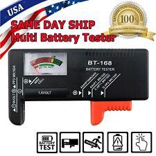 Battery Tester Checker Universal For Aa Aaa C D 9v 1.5v Button Cell Batteries Us