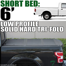 Topline For 1983-2011 Ford Ranger 6 Bed Low Profile Hard Tri Fold Tonneau Cover