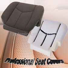 For 2003-2007 Silverado 1500 2500 Driver Bottom Cloth Seat Cover Foam Cushion