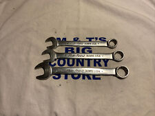 Blue-point Usa 3pc Metric 12pt Combination Wrench Set Bom14 16 18