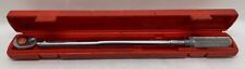 Snap-on 12 Drive Click Type Torque Wrench W Hard Case He2048478