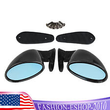 F1 Style 2pcsset Racing Car Side Wing Rear View Mirrors Carbon Fiber Look