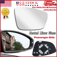 Passenger Side Heated Mirror Glass For Volkswagen Vw Passat Jetta Beetle 2011-19