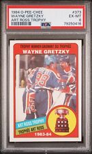 1984-85 O-pee-chee Wayne Gretzky 373 Psa 6 Hof Edmonton Oilers Hof