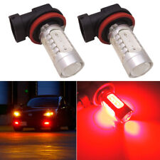 2 Brilliant Red H11 H8 Led Fog Light Bulbs Car Truck Driving Lamp Conversion Kit