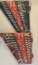 Milwaukee Flex-head Ratcheting Combo Wrench Set - 15 Pieces Sae Or Metric