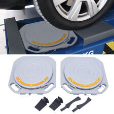 2pcs Wheel Durable Car Truck Front End Wheel Alignment Turntable Turn Plates