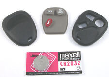 New Gm Chevrolet Gmc Key Fob Remote Control Case Shell 3 Button Includes Cr2032