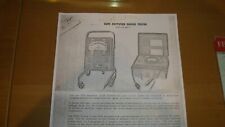 Vintage Sun Electrical Corp. Diode Tester Rdt-10 Manual