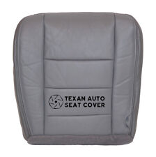 2003-2007 Ford F250 F350 Lariat Xlt Passenger Bottom Leather Seat Cover Gray