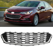 Front Bumper Lower Grill Grille Chrome Black For Chevrolet Cruze 2016 2017 2018