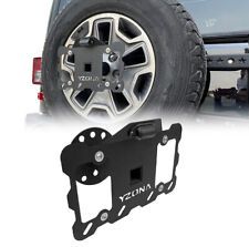 Rear Spare Tire License Plate Relocation Mount For For Jeep Wrangler Tj Jk 87-18