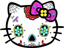 0 Hello Kitty Sugar Skull Sticker Decal