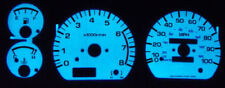 Bluegreen Glow Gauge Face Overlay W Tach For 92-94 Nissan Hardbody Pick Up