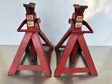 Pair Of Vintage Blackhawk Ax-5 Jack Stands Made In Usa 1471