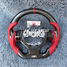 For Lexus Is 250 200 350 200 Isf Gs Rc F Red Carbon Fiber Steering Wheel Wtrim
