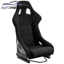 Single Universal Racing Seat With Double Sliders And L Bracket Fiber Glass Back