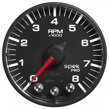 Auto Meter Spek Pro 2-116 Tach W Shift Light Peak Mem.