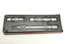 Snap-on Tools New 303sxwkl 3pc 12 Drive 3 5 8 Locking Wobble Extension Set
