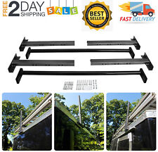 Adjustable Roof Ladder Racks For 4 Up To 7 Wide Pickup Trailer Truck Van Steel