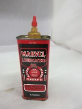 Vintage Advertising Marvel  Oiler Household Auto Garage Shop Tin  M-35