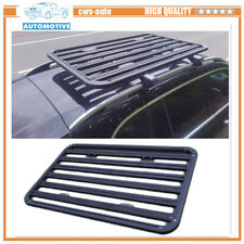 Universal Car Roof Rack Basket Tray Luggage Cargo Carrier Aluminium Black