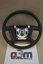2007-2013 Chevrolet Silverado Gmc Sierra Steering Wheel Ebony New Oem 22947808