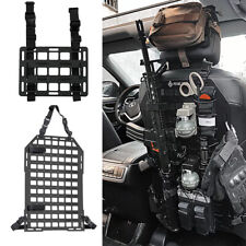 Tactical Rigid Molle Panel Vehicle Truck Car Seat Back Headrest Storage