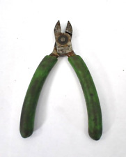 Snap On Soft Grip Precision Cutting Pliers P87150a Genuine Oem Green Handle