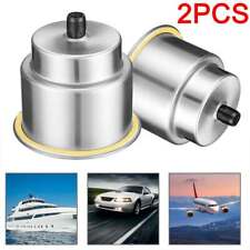 2x Stainless Steel Cup Drink Holders For Marine Boat Truck Car Camper Rv W Drain