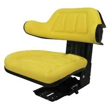 Yellow Universal Tractor Suspension Seat Fits John Deere 820 830 1020 1030 1040