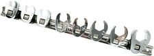 8pc 38-drive Metric Flare Nut Crowfoot Wrench Set W Snap-on Snap-off