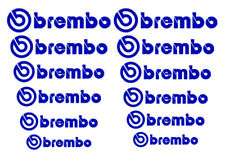 12 Brembo Decal Sticker Vinyl Caliper Brake White Heat Resistant 6 Sizes Pairs