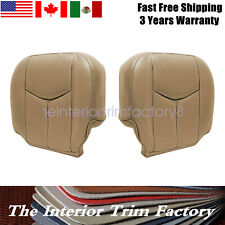 For 2003-06 Chevy Silverado 1500 2500 Driver Passenger Side Seat Cover Tan 522