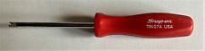 New Snap-on Tire Valve Core Removal Tool Red Hard Handle Tr107ar Brand New