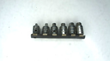 Snap-on Tools 38 Drive Pipe Plug Sockets Various Sizes Lot Of 6